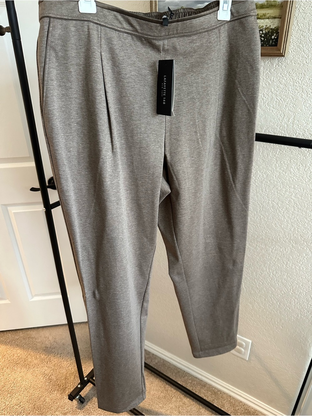 NWT Lafayette 148 New York taupe women’s dress pants